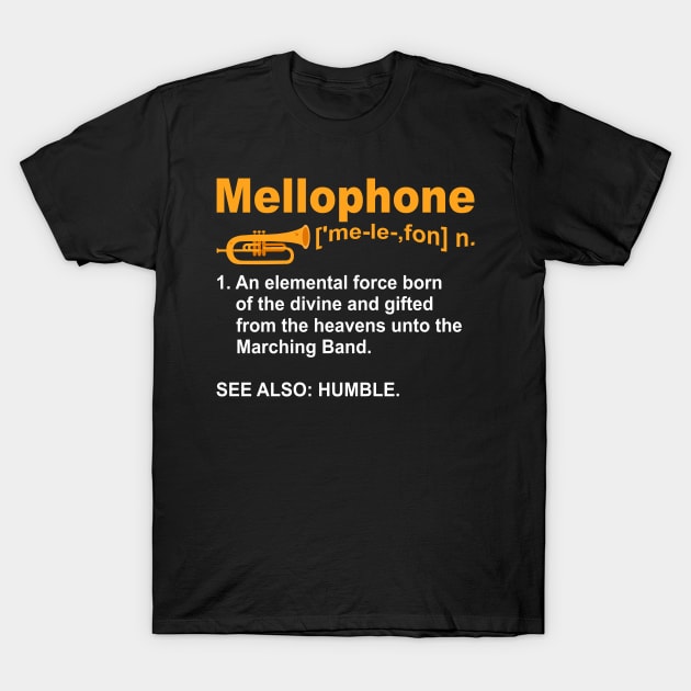 Mellophone Definition T-Shirt by SimonL